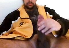 Str8 Danish Guy Cums on Paper Towel with Monstercock
