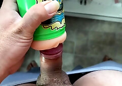 My beau stroking waiting on me