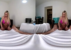 Jarushka Ross: Beach Babe - Busty Blonde Milf In A Bikini Pov
