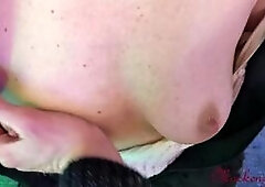 Exhibitionist Wife Caught Flashing at Arcade