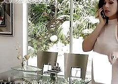 Busty Brunette TS Kendall Penny Cheats With Another Hung