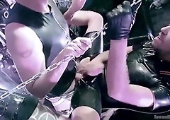 Smoking Rubber flesh in the Sling