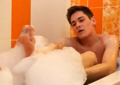 Twink Adam Jerks Off