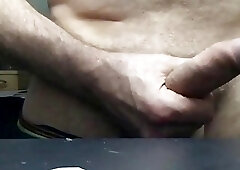 Fucker leaves his puddle of cream on a table