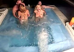 Hawt Tub Fuckfest With Deliah Grace And Lola Maverick WCA Productions