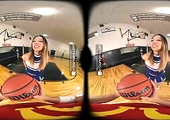 Sorority teen threesome POV VR Porn