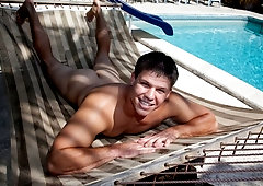 POV masturbation session featuring Aaron Rivers