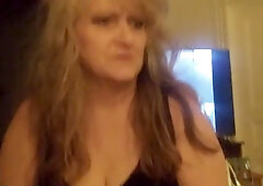 Insatiable granny gave a oral sex to a younger chap, the other night and made him cum