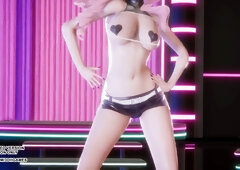 [mmd] Kara - Cupid Seraphine Sexy Kpop Dance 4k League Of Legends Kda Korean Dance