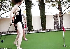 Trans Maid Lianna Lawson Anal Drilled by Male Colby Jansen