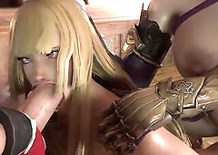 Emilie de Rochefort (Lili) Futanari Team fuck w/ Ivy and Mai Tekken x Soul Calibur x Street Fighter