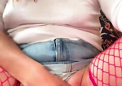 Jerking off love button, feet butt fishnets, skirts greater amount