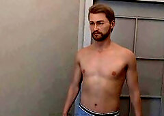 Hot blonde milf in the office living that perfect married life