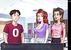 We had to hide in the college locker and... then it's happened