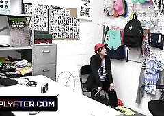 Shoplyfter - Pleasant Playgirl Gets Caught Shoplifting And Taken For Cavity Search By The Security