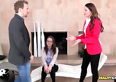 Guy With Jumbo Rod At The Inside Exclusive With Samantha Ryan, Erik Everhard And Lily Love
