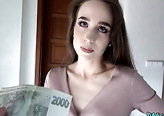 Dazzling Russian sexy girl Angel Rush treats dick with care