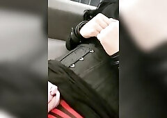 Excited CD doll teased in chastity by mistresse