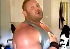 Jack Stacked Lifting Weights And Then Stripping