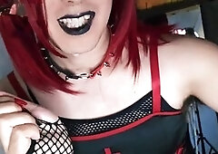 Fuck machine cum, goth ts, fucking machine