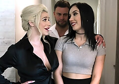 Jazmin Luv and Spencer Scott getting fucked in the living room