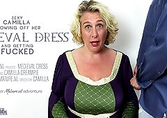 Big breasted Camilla gets fucked in her medieval dress