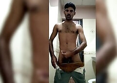 Gay ginger brijesh gets into some rubber gimp fun