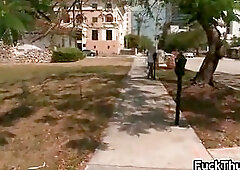 White ass gets dick sucked by thug 2