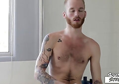 SOUTHERNSTROKES Blonde Youngster Declan Moore Wanks Solo