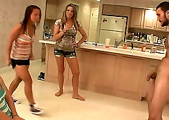 Samantha Madison and Emily ball kicking promo outtakes