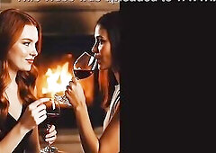 Those gals wanna kiss every other - AI generated