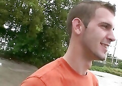 Ebony amateur BJ bottom enjoys IR public sex outdoor