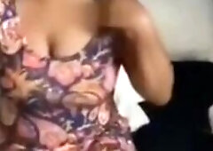 Gouthami reddy manthena removing dress & showing cleavage milky boobs in bedroom vide