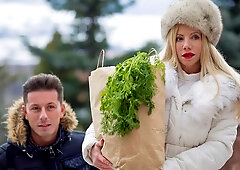 FFM fuck with blondes Jenny Mason and Lara De Santis