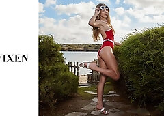 Astonishing girlfriend Little Angel feels a good dick in her shaved pussy