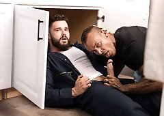 Hayden Harding and Reese Battle fuck on the couch