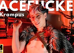 Facefucked by Krampus - Jaq Quicksilver Punishes You With POV Demon Cock and Big Clit Facefucking