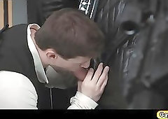 Dennis is sucking Vaders dick and fuck anal from behind