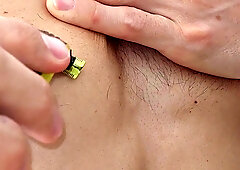 ASMR Pruning my Torso and Nips