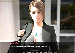 City girl with a sizzling pussy gets into a video game adventure