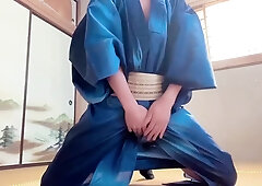 [Gachiiki] Yukata Marvelous Hand Job It's Too Superb To Sense Great