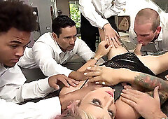 Shemale gets fucked, big tits