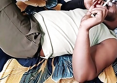 Maya Malik in a steamy Hindi roleplay as a bold maid getting it hard in cowgirl