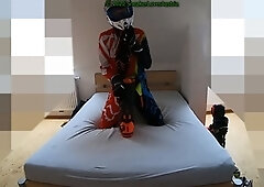 Part 1 - Passionate sex in Fox MX gear with boot cum and sock sniffing for gay biker