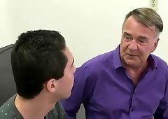 Grandpa has dirty sweaty sex with a hot younger twink