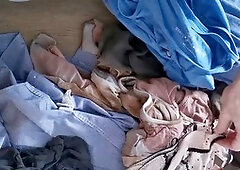 Panties, dirty crusty panties, dirty panties sniffing pov