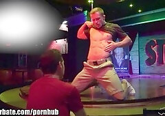 Markie More dances at Stock Bar and then enjoys an amazing deep throat session