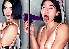 Shall We Go to the Shower Together? Video Blog #2. how Girls Go to the Shower