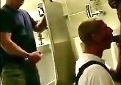 Homemade video of a hot amateur giving a sloppy BJ and receiving a hot load of cum