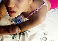 POV: My ally's blow job ends with her throat full of cum.